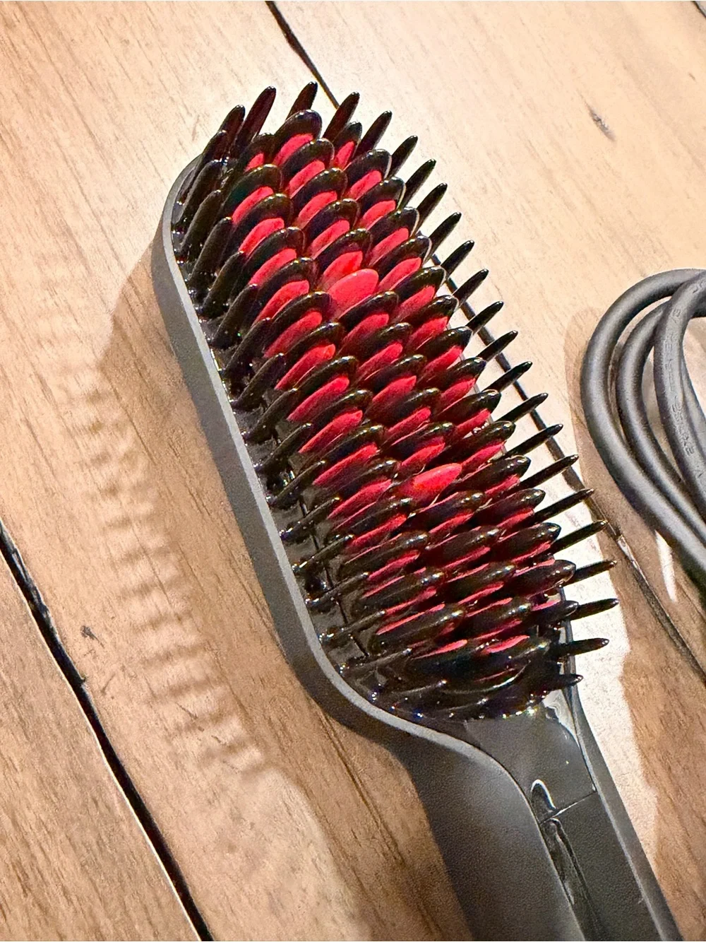 Tymo Black Hair Straightener Ionic Mini - Compact Styling Brush #205